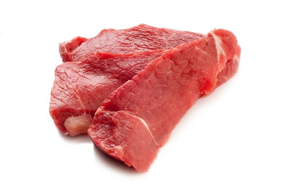 Tatarský biftek na bílém pozadí — Stock fotografie