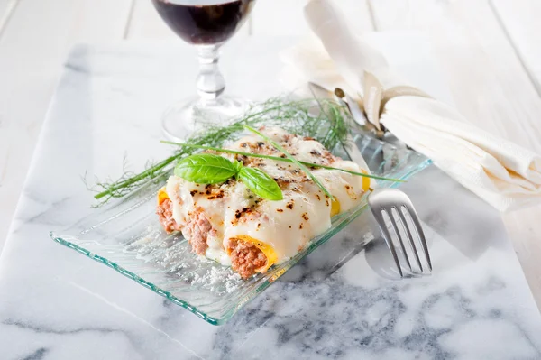 Cannelloni ragout — Stock Photo, Image
