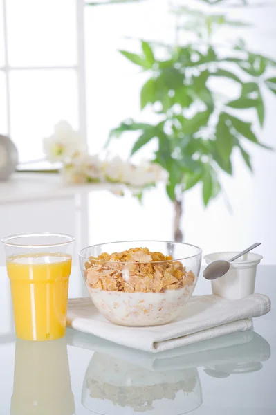 Завтрак дома — стоковое фото
