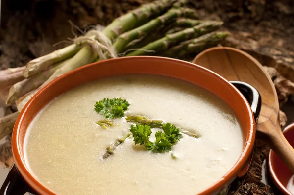 stock image Asparagus soup