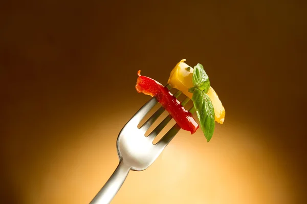 stock image Pepper preserved on bowl