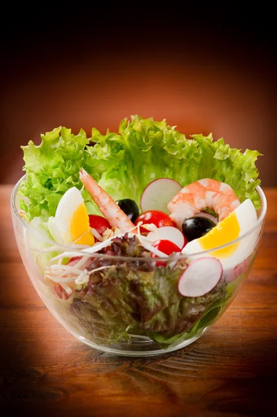 Mixed salad-insalata mista — Stock Photo, Image
