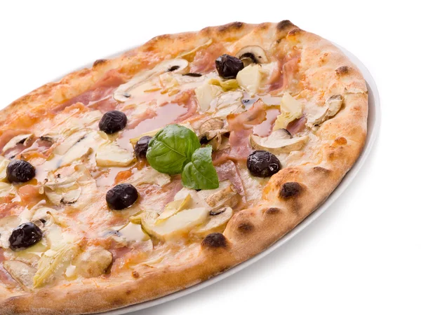 Pizza capricciosa — Stock Photo, Image
