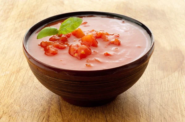 Tomatensaus op bowl — Stockfoto
