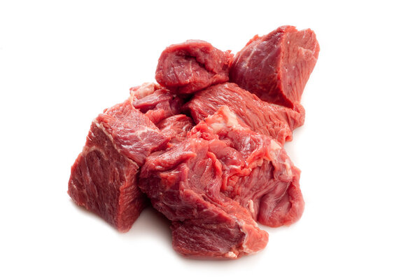 Stew meat with ingredients