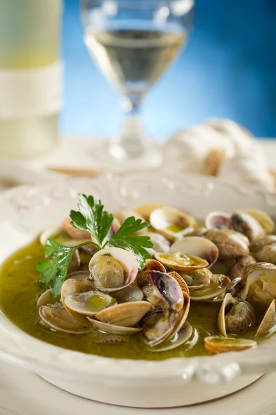 Clam soup — Stock Photo, Image