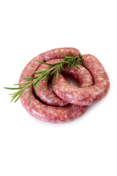 Raw sausage — Stock Photo, Image