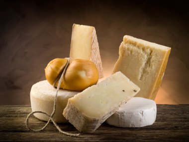 Variety of cheese clipart