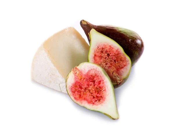 Cheese and figs — Stock Photo, Image