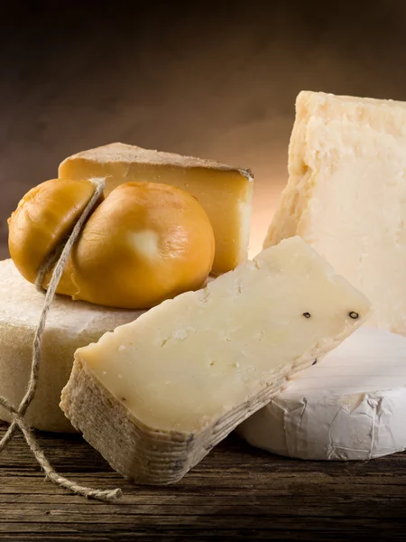 Variedade de queijo — Fotografia de Stock