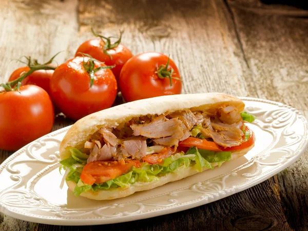 Çanak kebap sandviç — Stok fotoğraf