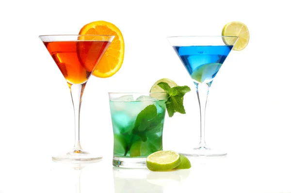 Vielfalt an Cocktails — Stockfoto