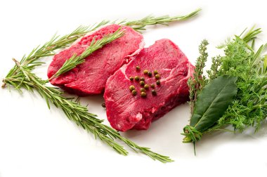 Tenderloin with herbs-filetto con erbe clipart