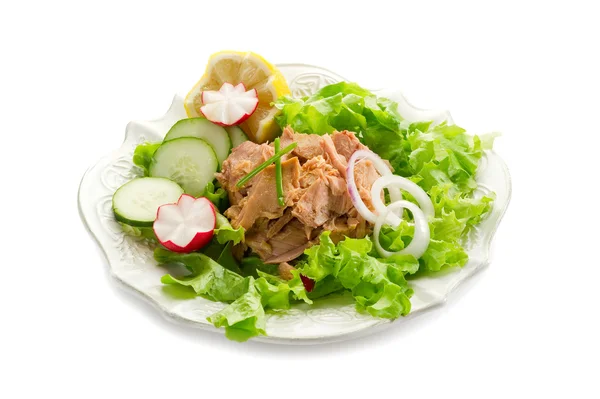 Ton balıklı salata — Stok fotoğraf