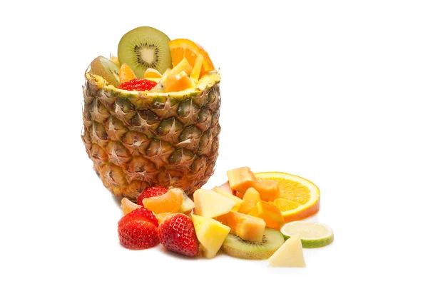 Sałatka z owoców tropikalnych ananas — Zdjęcie stockowe