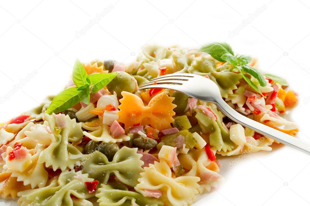 Cold pasta salad