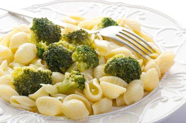 stock image Orecchiette with broccoli on dish