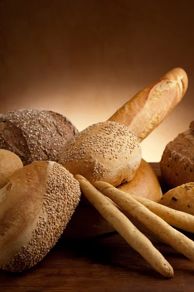 Odmiany chleba — Zdjęcie stockowe