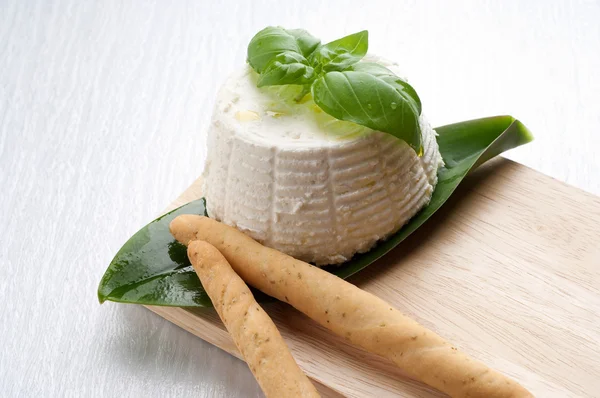 Ricotta queso fresco italiano típico —  Fotos de Stock