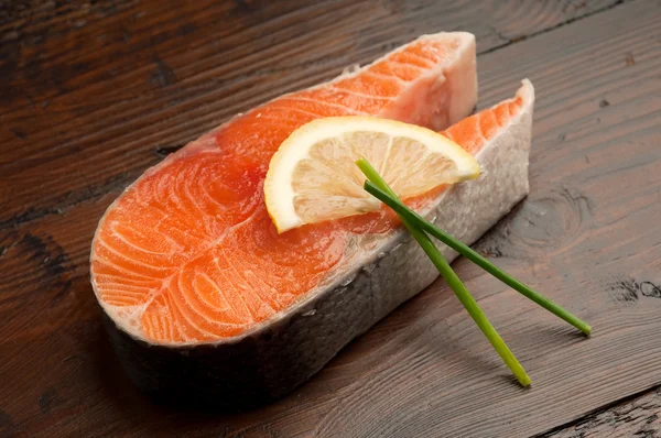 Raw fresh salmon — Stock Photo, Image
