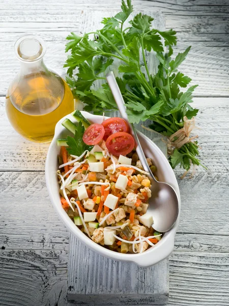 Salade de tofu et légumes — Photo