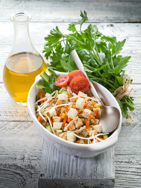 Salade de tofu et légumes — Photo