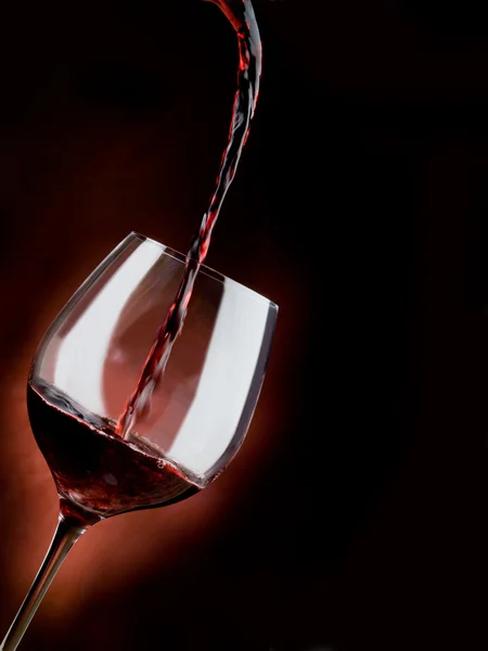 Bicchiere di vino rosso — Foto Stock