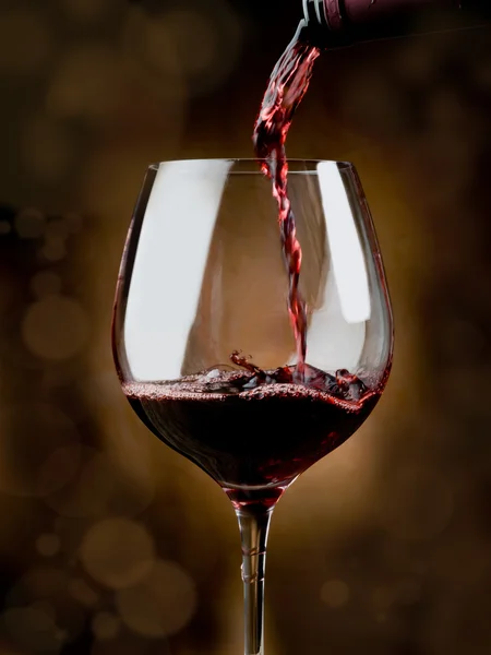 Glass of red wine Stock Image