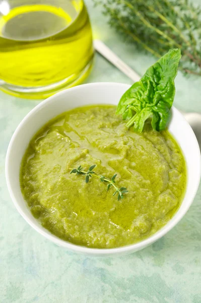 Σπανάκι σούπα — Φωτογραφία Αρχείου