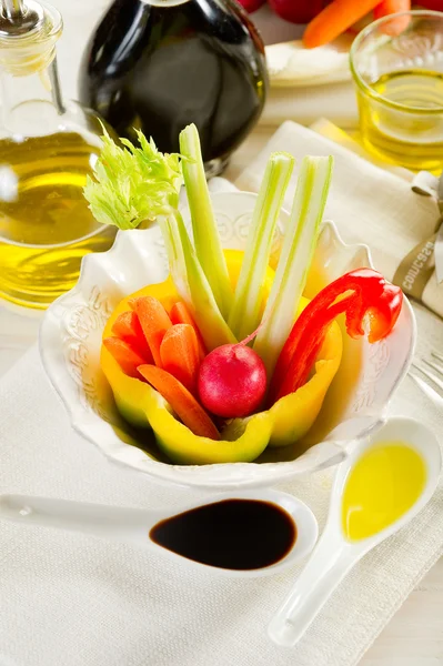 Pinzimonio vegetables — Stock Photo, Image