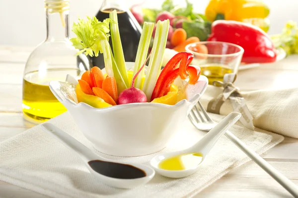 Pinzimonio vegetables — Stock Photo, Image