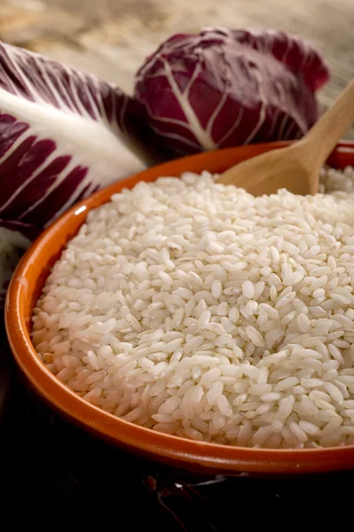 Chicória de arroz em bruto — Fotografia de Stock