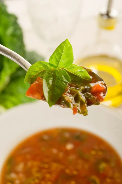 Tomates sopa verduras — Foto de Stock