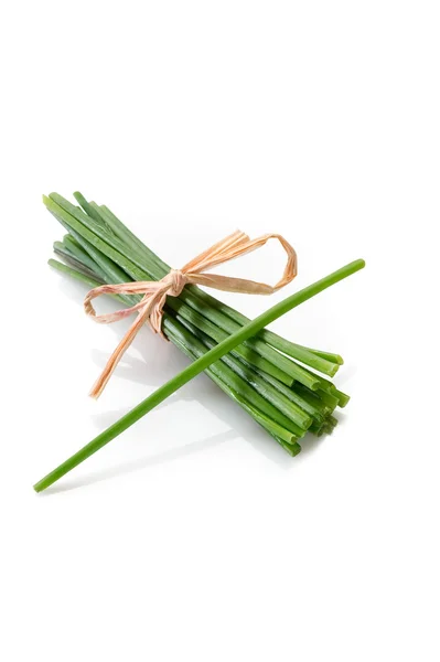 Chive on white — Stock Photo, Image