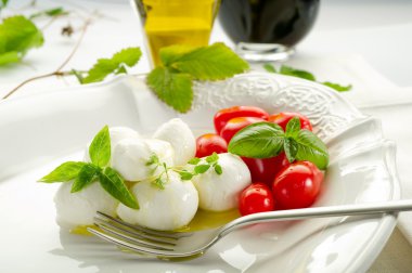 mozzarella ve domates