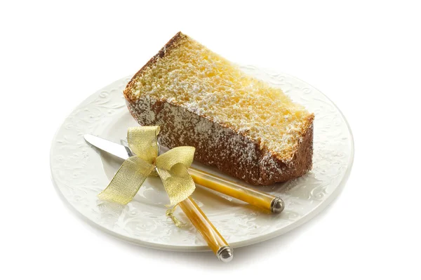 Pandoro traditional italian christmas cake — Stock Photo, Image