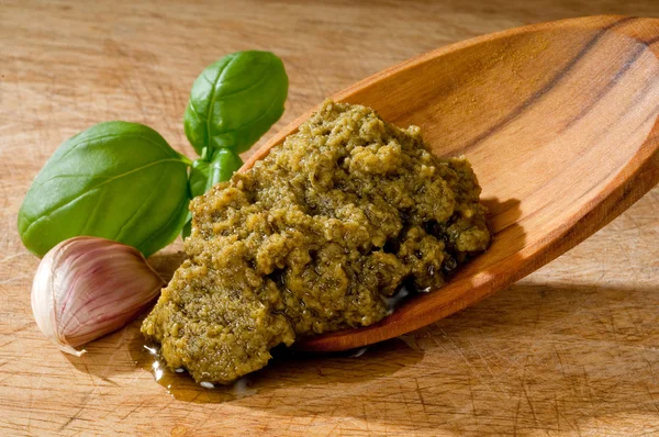 Italian pesto sauce — Stock Photo, Image