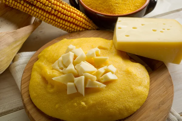 stock image Polenta and cheese