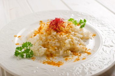 Safran pistil risotto