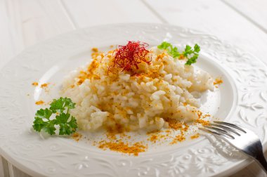 Safran pistil risotto