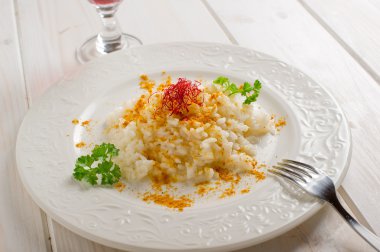 Safran pistil risotto