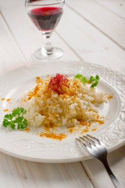 Safran pistil risotto