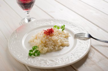 Safran pistil risotto