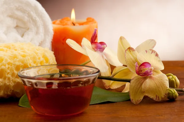 Aromaterapia e concetto di spa — Foto Stock