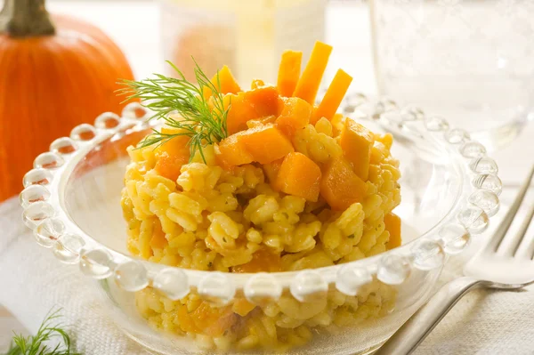 stock image Pumpkin risotto