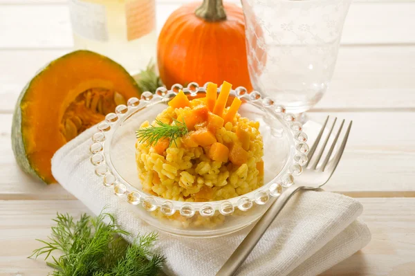 Stock image Pumpkin risotto