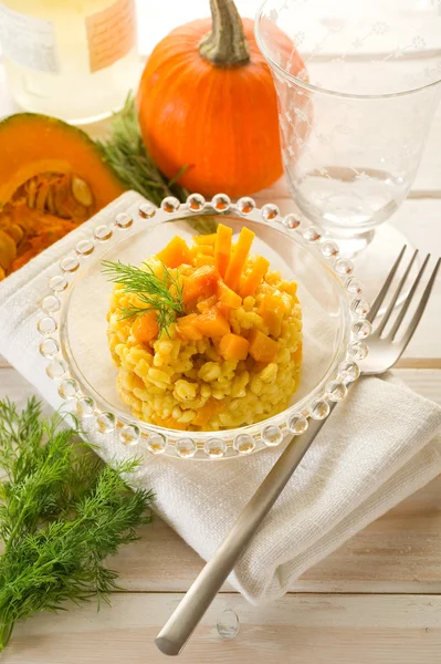 stock image Pumpkin risotto