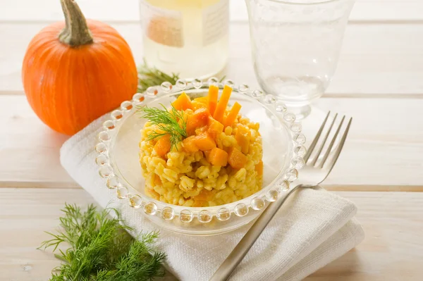 stock image Pumpkin risotto