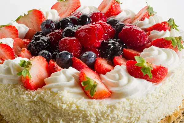 stock image Cake with soft fruits