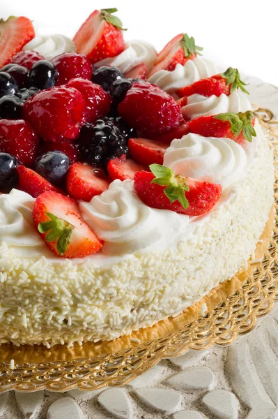 stock image Cake with soft fruits